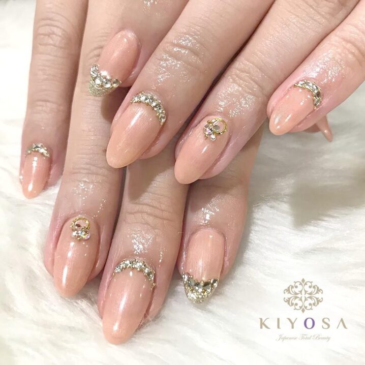 nude nail art at kiyosa makati salon